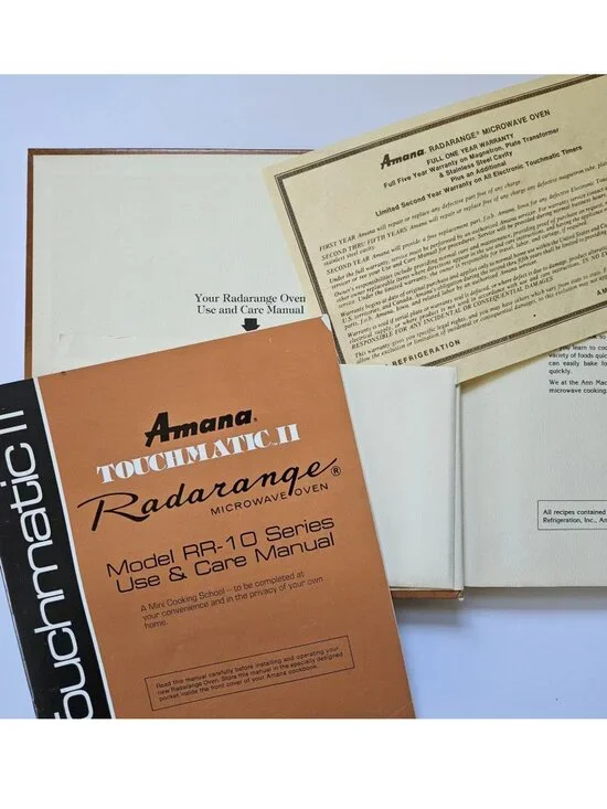 Introduction to Cooking Amana Radarange Microwave Oven Cookbook 1980 cottagecore - Picture 8 of 16